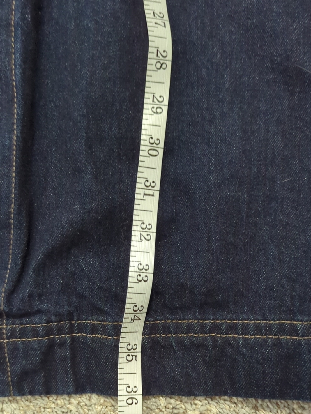 Old Navy Women's Dark Blue Denim Coat - Picture 8 of 10